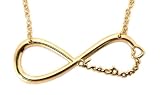 One Direction Infinite Directioner Pendant w/18" Link Chain Necklace XC253 Gold