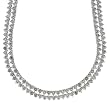18k White Gold 3-prong Diamond Opera Necklace (78.44 cttw, E-F Color, SI1-SI2 Clarity), 34"