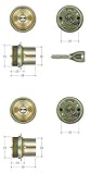 2個同一セットMIWA(美和ロック) PRシリンダー LIXタイプ　鍵 交換 取替え MCY-467 TE0 LIX