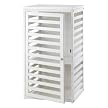 Cedar Etagere with Door White