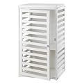 Cedar Etagere with Door White