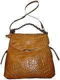 Women’s B Makowsky Leather Purse Handbag Corey Hobo Nutmeg thumbnail