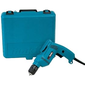 Makita 6408K 3/8" Variable Speed 4.9 Amp Drill with Keyless Chuck and Storage Case