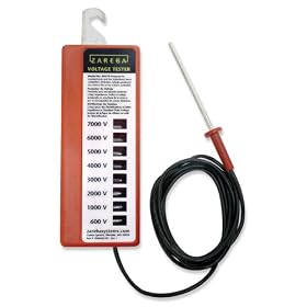 Zareba Electric Fence 600 - 7,000 Volt Eight-Light Voltage Tester #RSVT8 from Fences & Gates