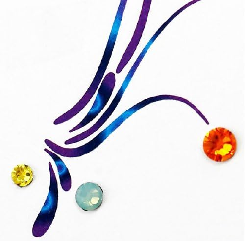 GC Aries Style Body Jewel Maiden Crystal Tattoo Sticker XZ03