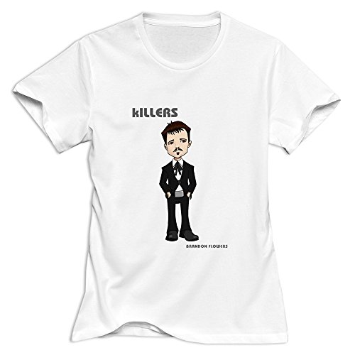 TWSY Women's Brandon Flowers T-Shirt ,100% Cotton