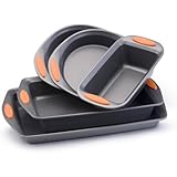 Rachael Ray Oven Lovin' Non-Stick 5-Piece Bakeware Set, Orange