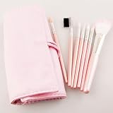 New 7 pcs Makeup Brushes Cosmetic Brushe Set Pink case