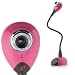 Hue HD USB Webcam (rosa) mit eingebautem Mikrofon für Windows & Mac - Skype, MSN, Yahoo, iChat