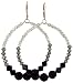 Infinity Black Tie Earrings