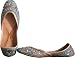 Beaded & Sequin Indian Khussa Belly Dance Shoes for Women Handcrafted Casual Footwear Available in Various Sizes