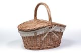 Panier pique nique roseaulin naturel