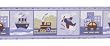 Bedtime Originals Travel Time Wallpaper Border - Blue