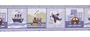 Bedtime Originals Travel Time Wallpaper Border - Blue