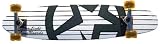 STARLITE LONGBOARD COMPLETE PINSTRIPE *KICKTAIL*