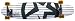 Sporting Goods : STARLITE LONGBOARD COMPLETE "PINSTRIPE" *KICKTAIL*