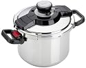 Tefal P4080742 Schnellkochtopf CLIPSO MODULO 22 cm, 6,0 l mit Korbeinsatz