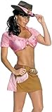 Rubies Sexy Playboy Bunny Cowgirl Skimpy Halloween Costume