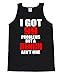 FTD Apparel Men's 99 Problems But a Bench Ain't One Motivation Tank Top