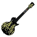 Guitar Hero III Skin - Yellow Neon Flames (XBOX 360 / PS3 )