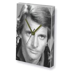 DIRK BENEDICT - Canvas Clock (A5 - Signed by the Artist) #js003