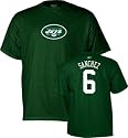 Reebok Mark Sanchez New York Jets #6 Green Player NFL Tee Shirt