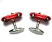 Red Convertible Sports Car 3D Diecast Cufflinks