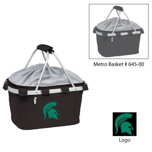 Michigan State Spartans NCAA Metro Basket (Black)