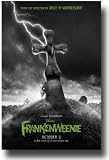 Frankenweenie Poster - 2012 Movie Promo Flyer 11 X 17 - Gravestone Teaser 1