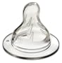 MAM BPA Free Silicone Nipples Slow Flow, 2-Pack