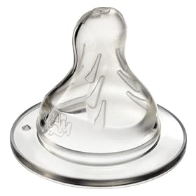 Sassy MAM BPA Free Silicone Nipples Slow Flow, 2-Pack
