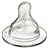 MAM BPA Free Silicone Nipples Slow Flow, 2-Pack