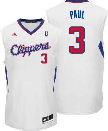Chris Paul White Adidas NBA Revolution 30 Replica #3 Los Angeles Clippers Youth Jersey