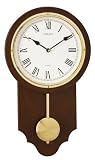 Mahogany Traditional Style Pendulum Wall Clock 22301