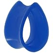 1/2" Blue Teardrop Silicone Flexible Tunnel