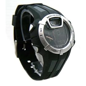 Umbro U577B Black Multi Function Sports Velcro Watch