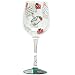 Kitchen & Housewares : Santa's Mail Wine Glass