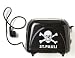 T�V-gepr�ft, 230V, 60HZ, 750W
Farbe: schwarz
Motivdaten: Toast wird mit Totenkopf 
getoastet
Ma�angaben: 27 x 16 x 19 cm