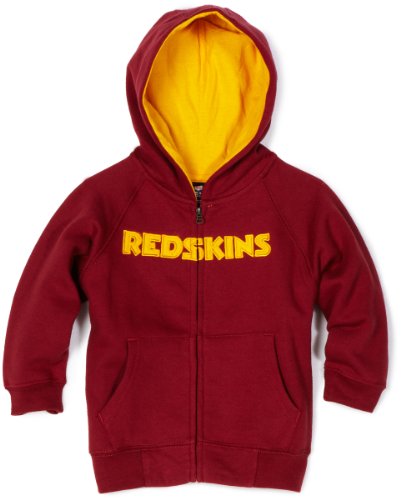 NFL Boys' Washington Redskins Sportsman Zip Ft Fleece Hoodie - R16C4Q06 (Cardinal, 4)
