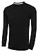 Coofandy Men's Workwear Long Sleeve Polo Henley Shirts