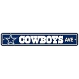 Dallas Cowboys Plastic Street Sign