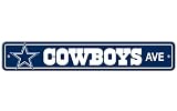 Dallas Cowboys Plastic Street Sign