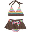 striped bikini