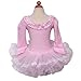 BAOHULU Leotards for Girls Ballet Dance Tutu Skirted Princess Dress 3-8 Years