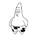 Spongebob Squarepants - Patrick Drooling Cut-out Decal - Sticker