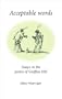 Acceptable Words: Essays on the Poetry of Geoffrey Hill