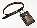 Le'aokuu Mens Genuine Leather Fanny Messenger Shoulder Satchel Waist Bag Pack (Dark Brown)
