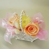 プリザーブドフラワー・パールのリトルバックばらとデージー