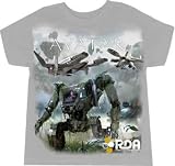 The Avatar Machines Monster Boys Youth Silver Gray T-shirt Tee