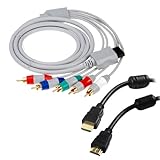 GTMax 6FT High Speed HDMI With Ethernet 1080p 2160p Gold Plated Cable + 6FT ....